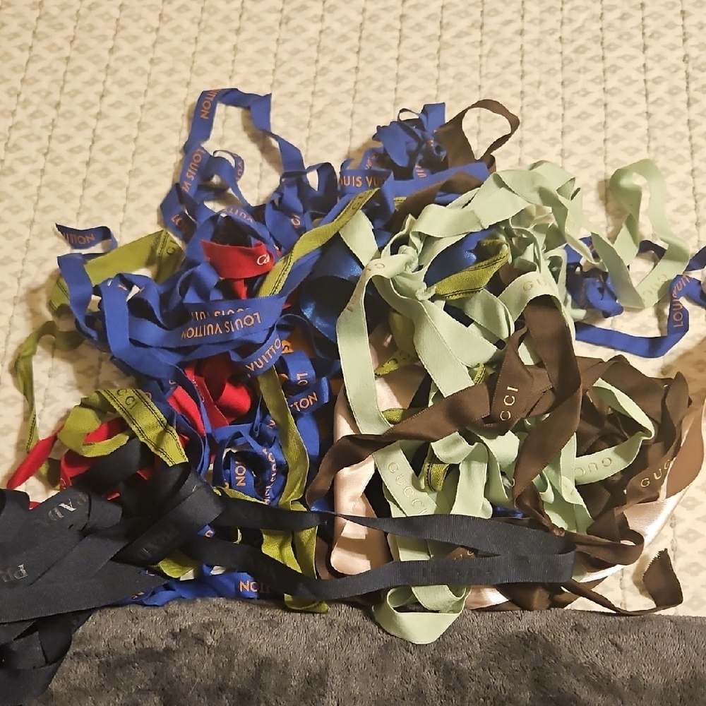 Louis Vuitton and Gucci Ribbon Collection